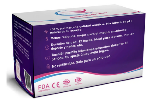 Discos Menstruales Desechables 14 unidades 12hrs de uso Renova-her