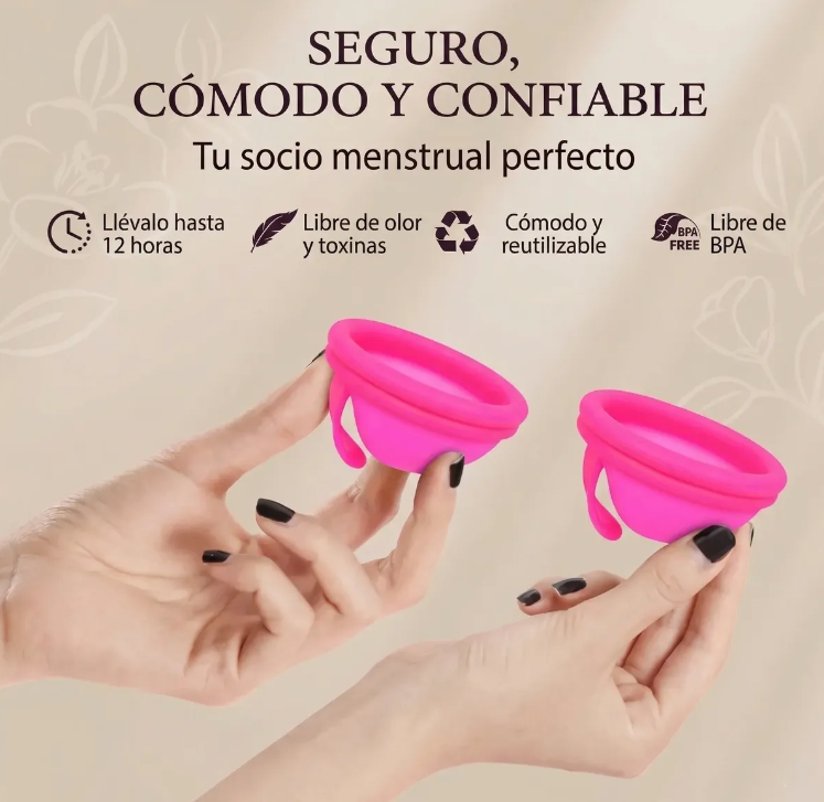 Disco Menstrual Reutilizable Higiene Comodidad y 12 hrs de Protección Renova-her