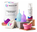 Kit Menstrual 2 Copas + Kit de Limpieza & Esterilizador Renova-Her