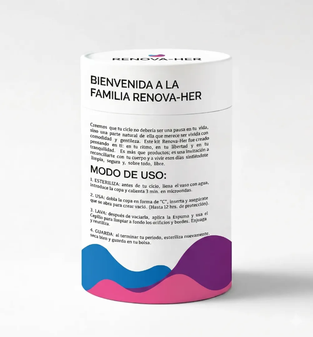 Kit Menstrual 2 Copas + Kit de Limpieza & Esterilizador Renova-Her